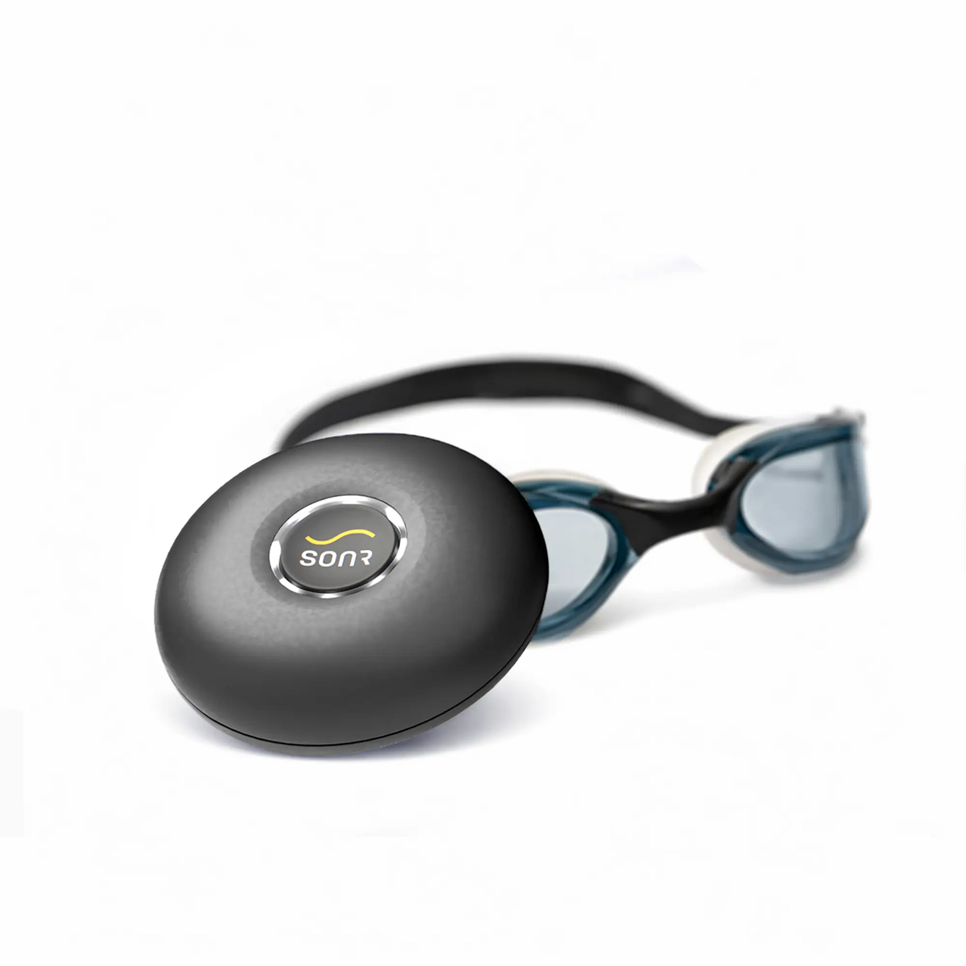 Black SONR Music & Swim Googles bundle